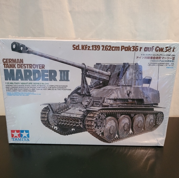 Maquette Tamiya 35248 - Chasseur De Chars Allemand Marder III - Échelle 1/35 - Kit Modèle à Monter